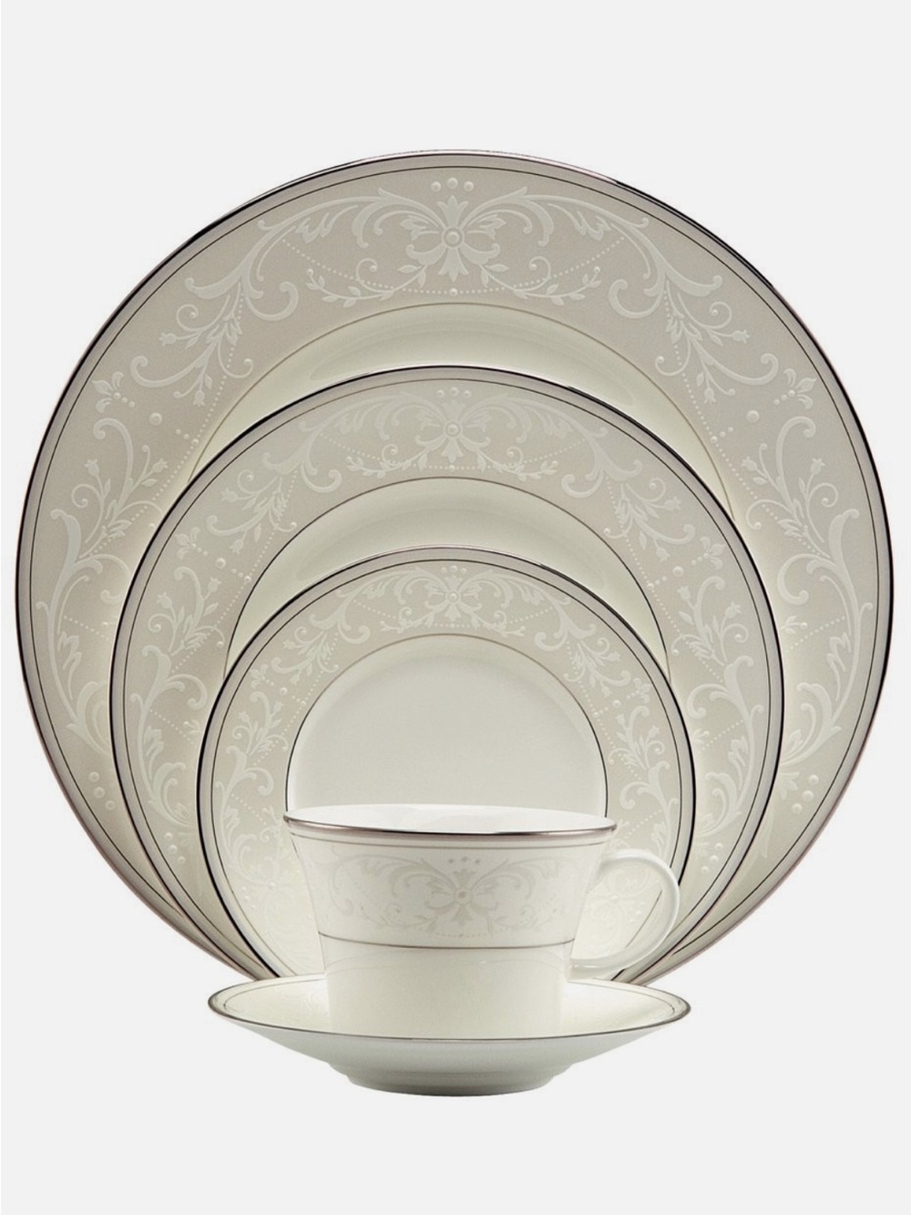 Nikko Pearl Symphony Collection, 5 Piece setting, bone china